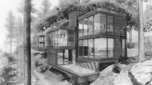 Sketchbook archive 01 – House in the Woods